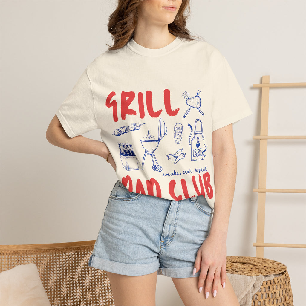 Grill Dad Club T‑Shirt — Funny Father’s Day BBQ Tee for Grill Lovers