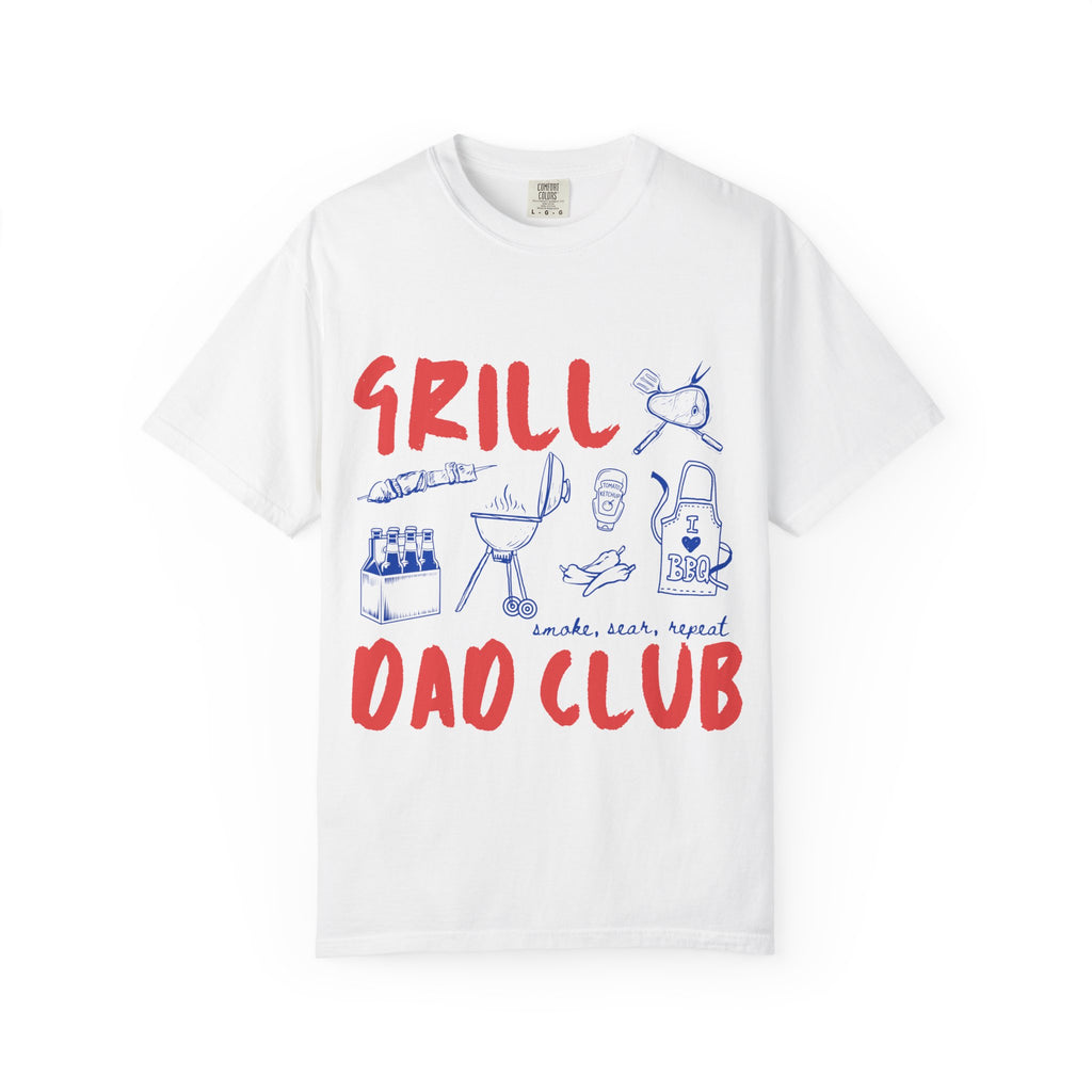 Grill Dad Club T‑Shirt — Funny Father’s Day BBQ Tee for Grill Lovers