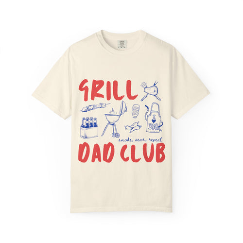 Grill Dad Club T‑Shirt — Funny Father’s Day BBQ Tee for Grill Lovers
