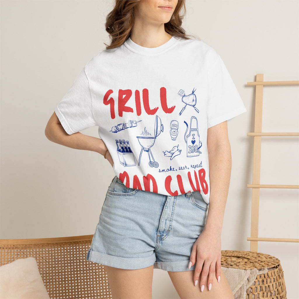 Grill Dad Club T‑Shirt — Funny Father’s Day BBQ Tee for Grill Lovers